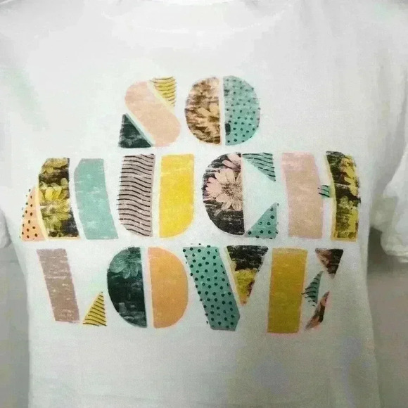 Old Navy women's everywhere tee "so much love" t-shirt size XS - Picture 3 of 6